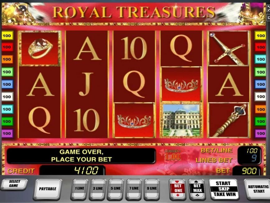 Play free casino slot Royal Treasures online