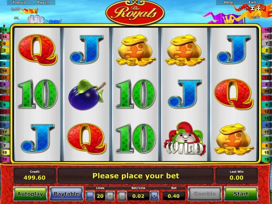 Free casino slot The Royals
