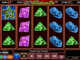 Picture from online 20 Diamonds slot machine