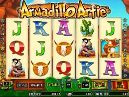 Play free slot game Armadillo Artie