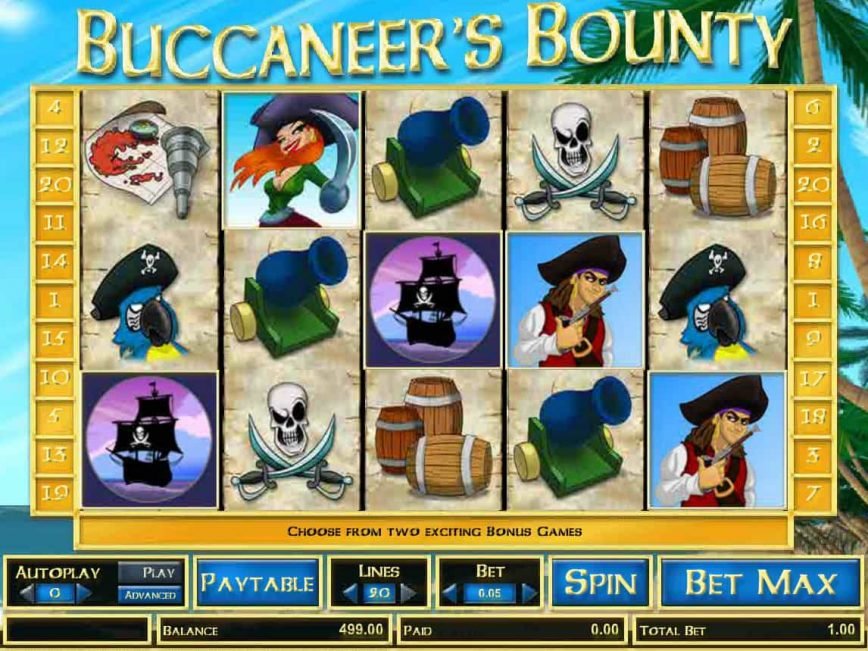 Free slot machine Buccaneer's Bounty online