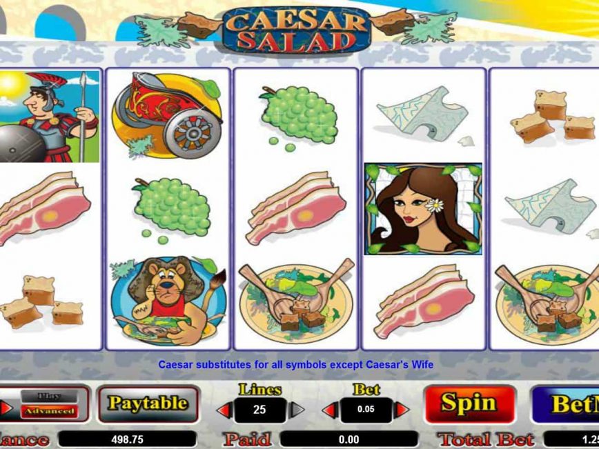 Online free slot game Caesar Salad