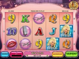 Picture from online casino slot Dolly Parton