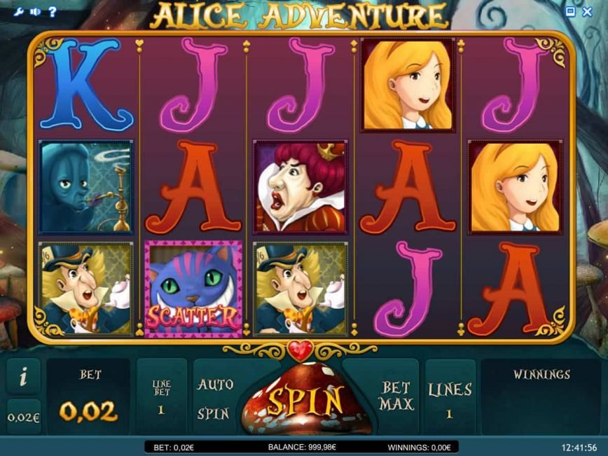 Free slot machine Alice Adventure no deposit
