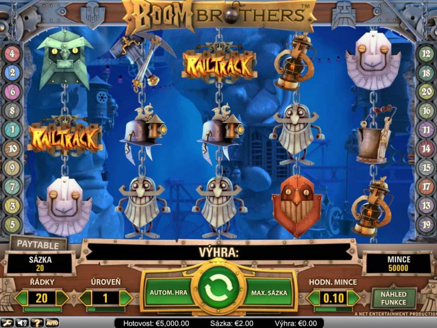 Play free online slot Boom Brothers