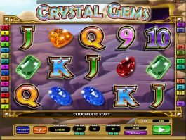 Play free slot online Crystal Gems no deposit