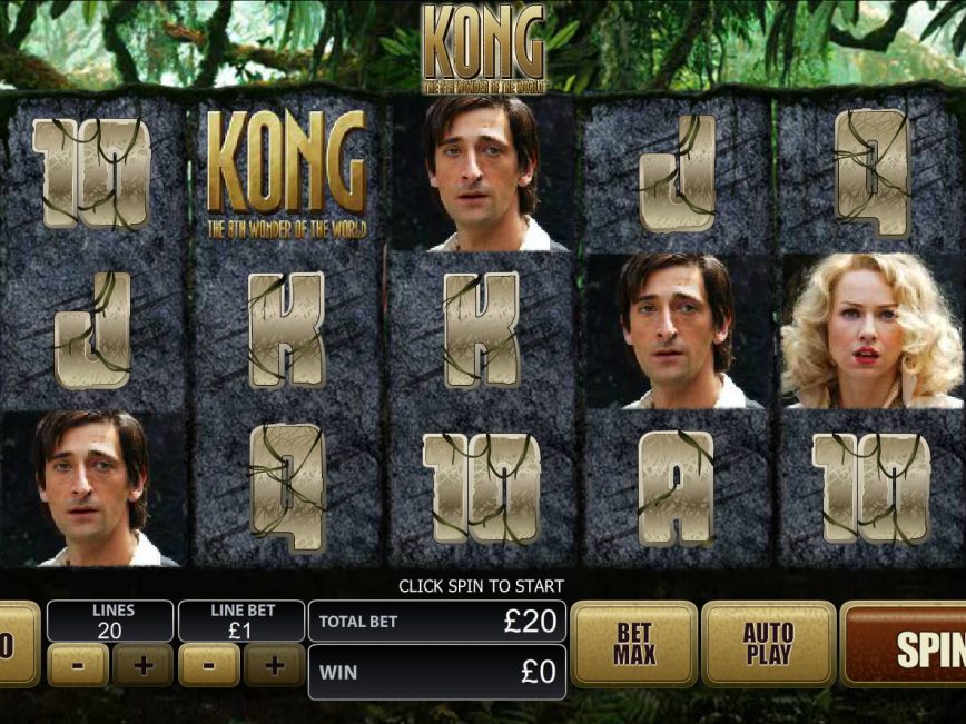 Play free slot machine Kong: The 8th Wonder of the World online