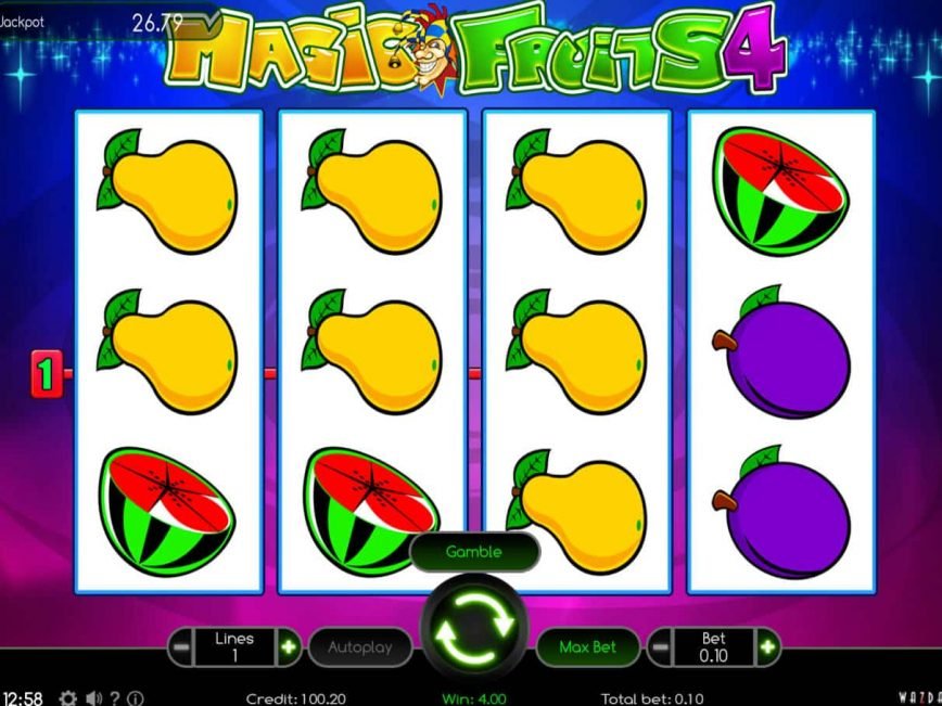 Picture from casino online slot Magic Fruits 4