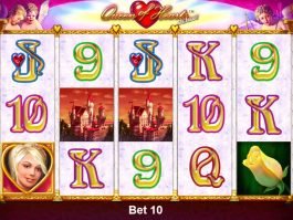 Casino slot game Queen of Hearts Deluxe no deposit