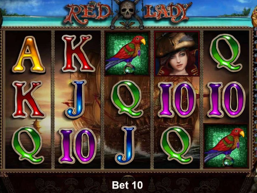 Play free casino slot Red Lady no deposit