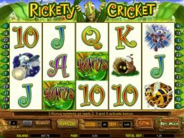Rickety Cricket online free slot machine
