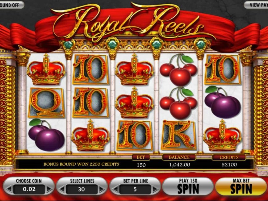 Royal reels slot machine jackpot