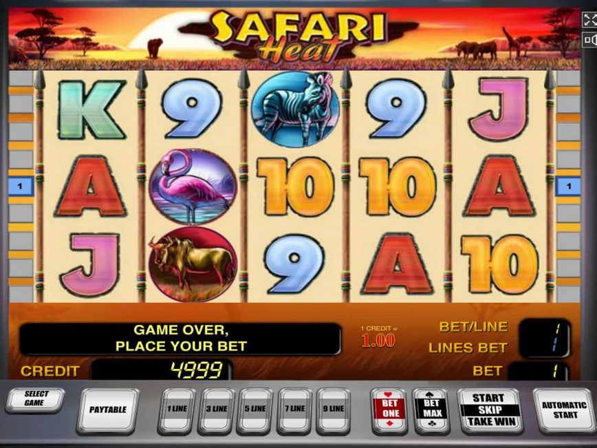 Online free slot Safari Heat no deposit