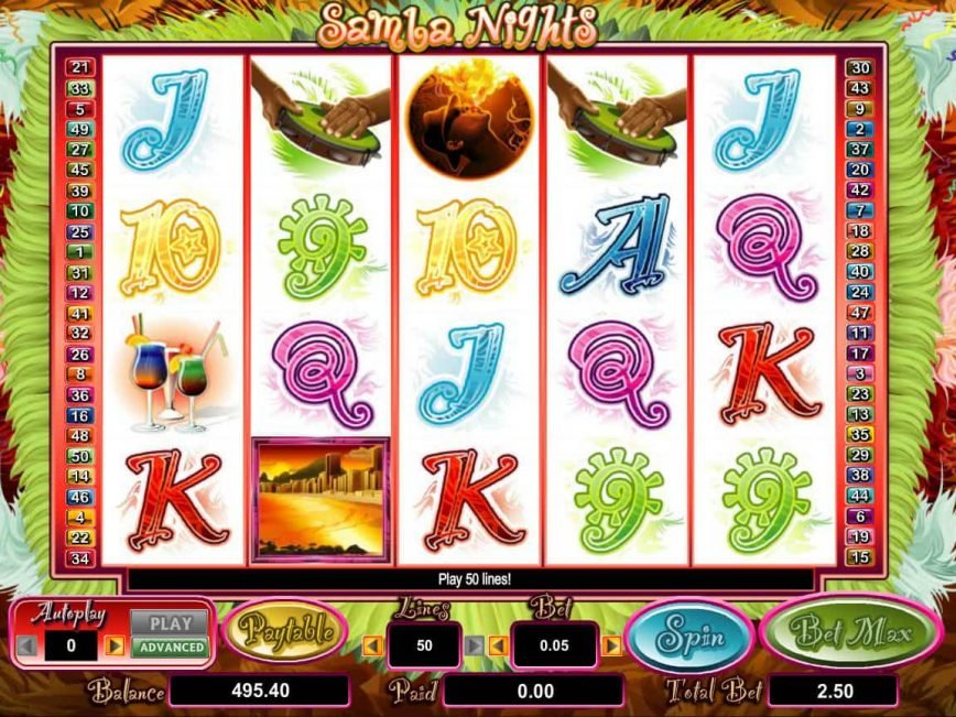 Free online slot machine Samba Nights