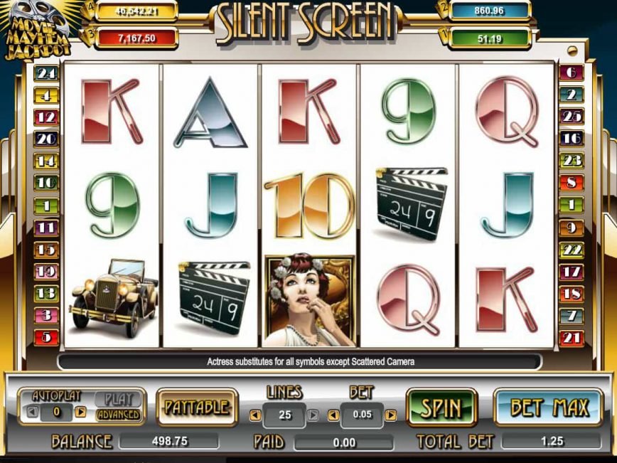 Free slot game Silent Screen for fun
