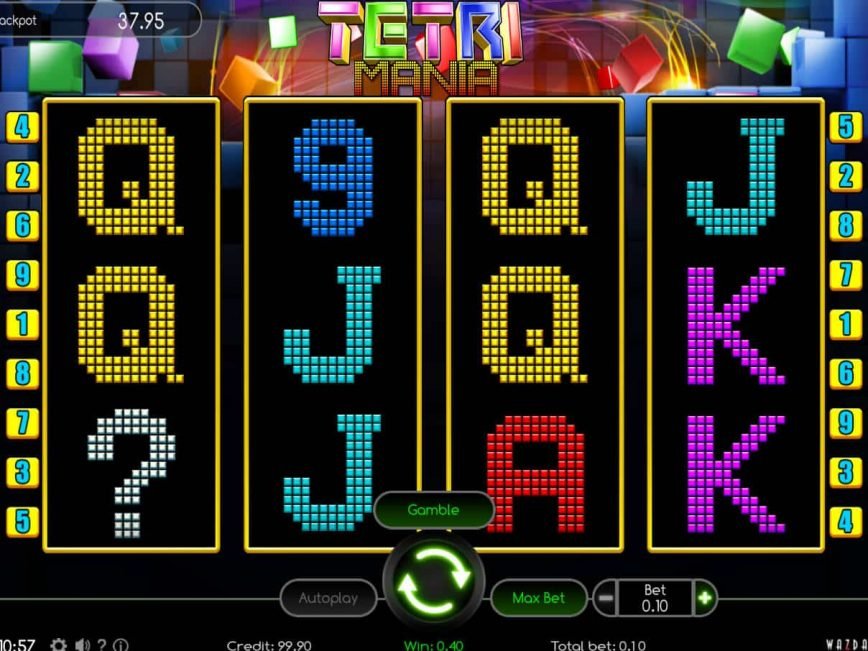 Picture from casino slot game Tetri Mania