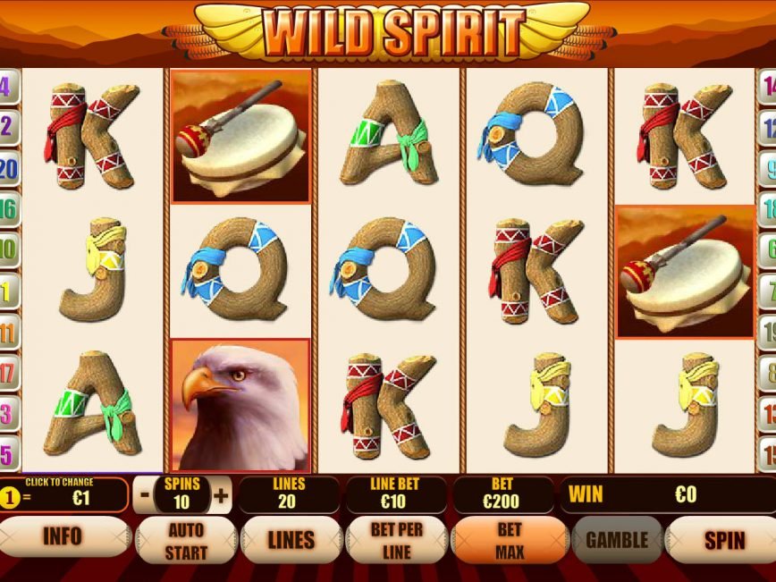 Casino free slot game Wild Spirit