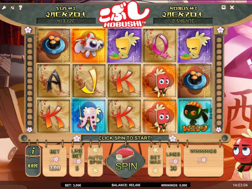 Kobushi online slot machine no deposit