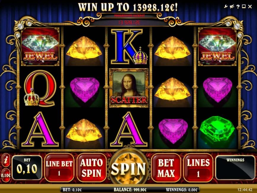 Free casino slot machine Mona Lisa Jewels for fun