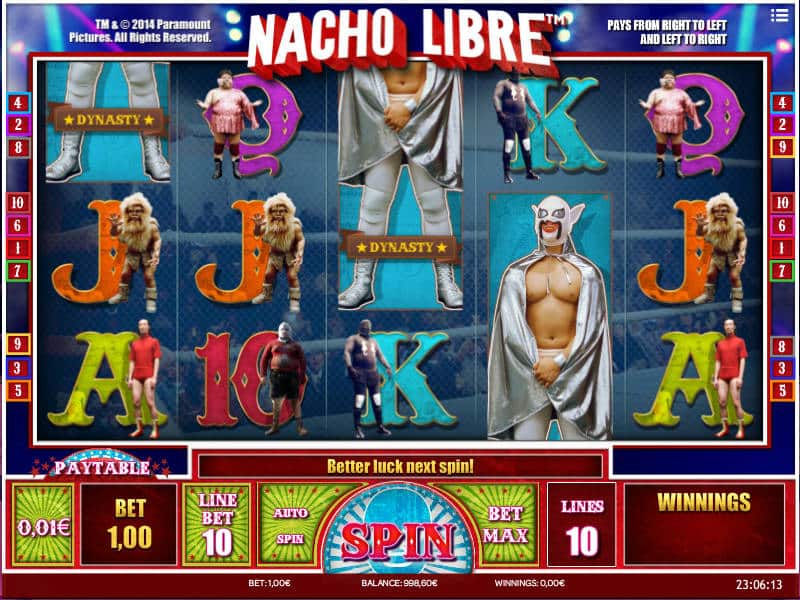 Try The No Download Nacho Libre Slots Today