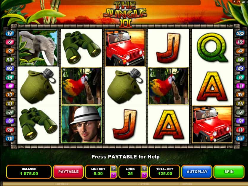 The Jungle II online slot game