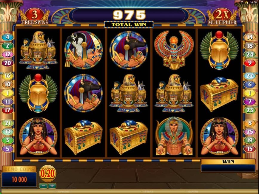 Throne of Egypt free slot machine