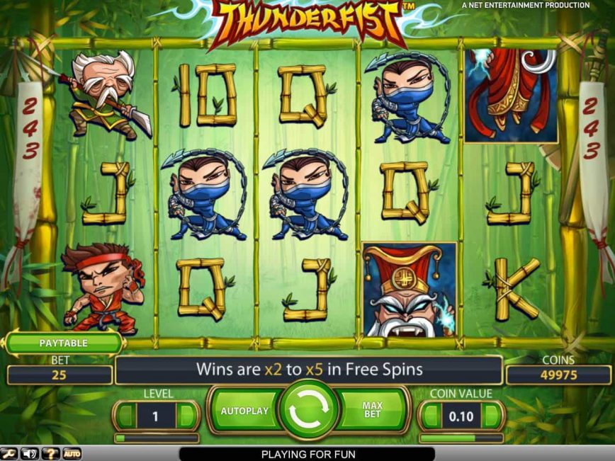 Free slot game Thunderfist no deposit