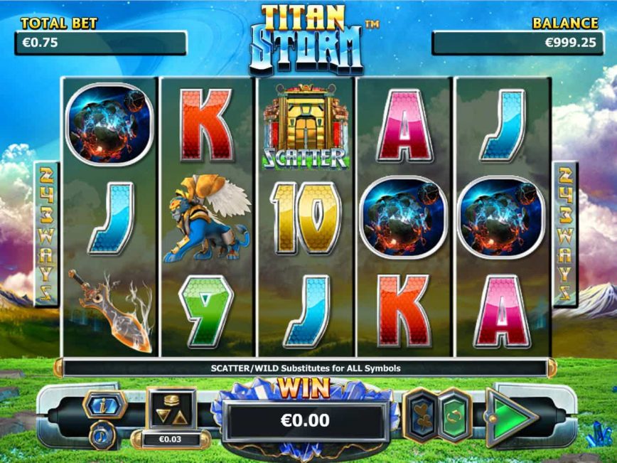 Online slot Titan Storm no download
