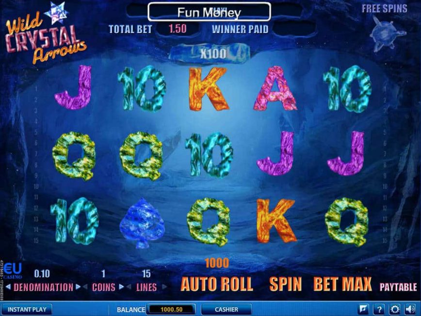 Picture from online free slot Wild Crystal Arrows