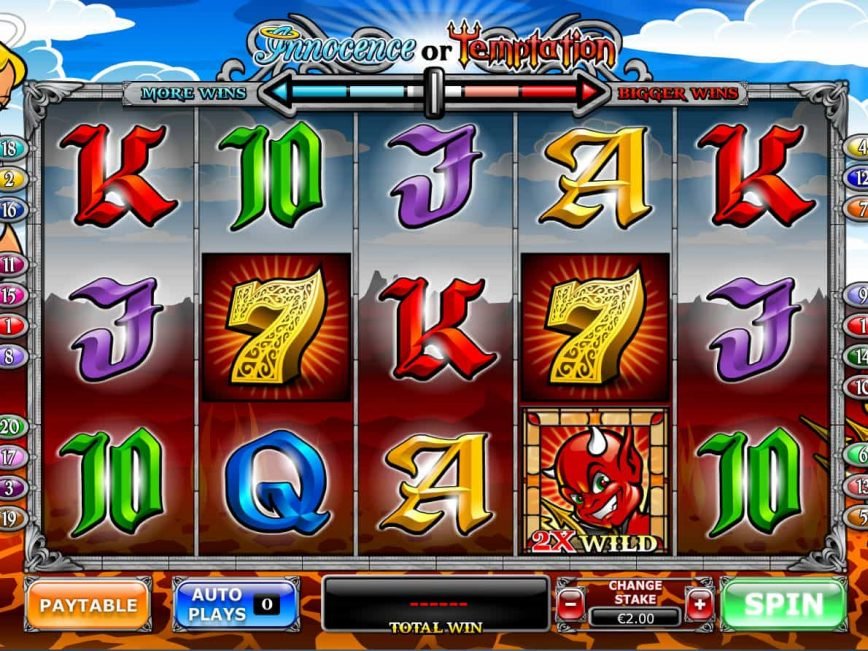 Online casino game Annocence or Temptation