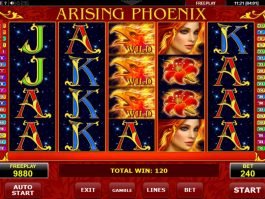 Play casino game Arising Phoenix online