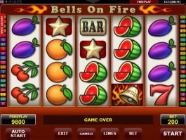 Play free casino game Bells on Fire online