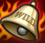 Wild symbol from Bells on Fire online game 