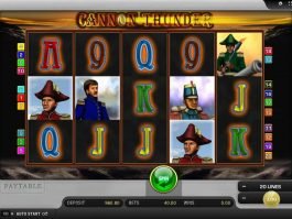 Spin casino slot game Cannon Thunder online