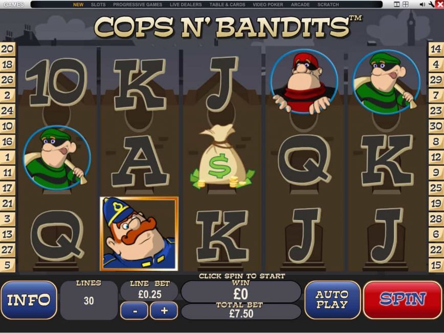 Free casino game Cops n'Bandits online