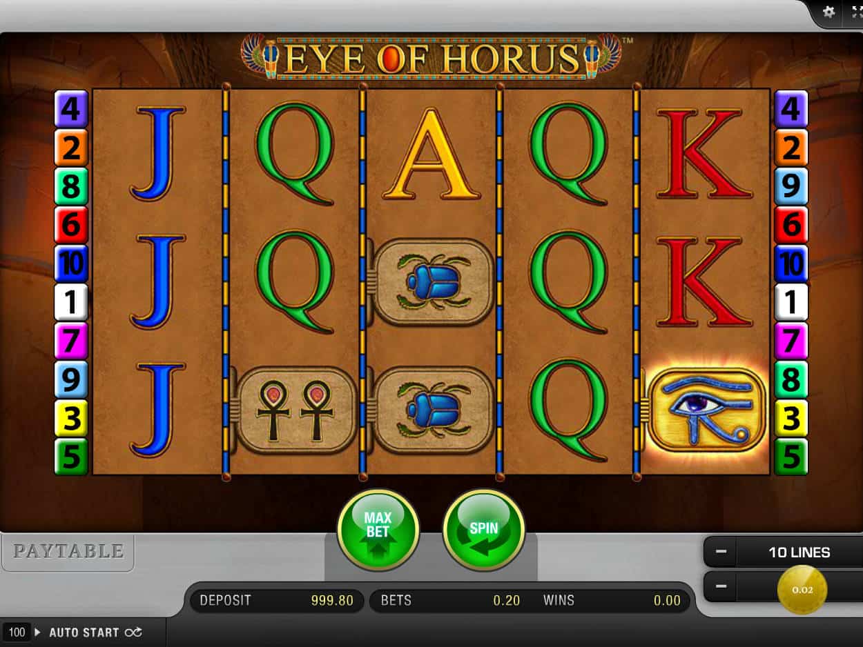 Eye Of Horus Slot Machine Free