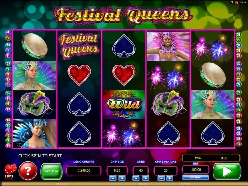 No deposit game Festival Queens