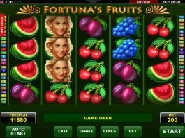 Play online slot Fortuna's Fruits by Amatic