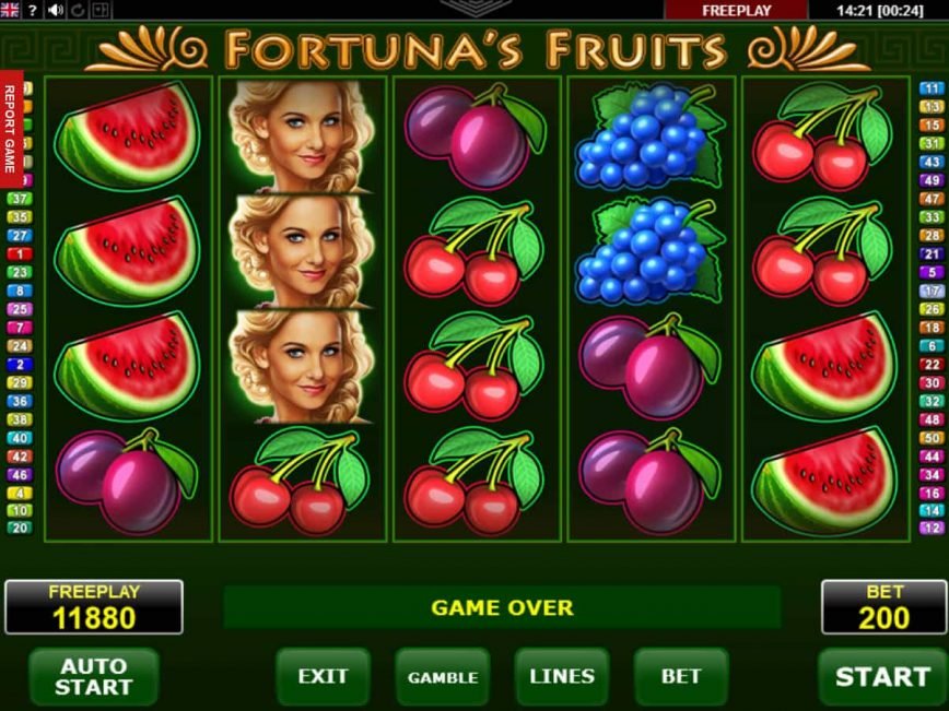Play online slot Fortuna's Fruits by Amatic