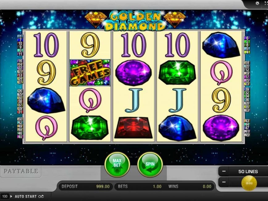 Slot machine Golden Diamond online