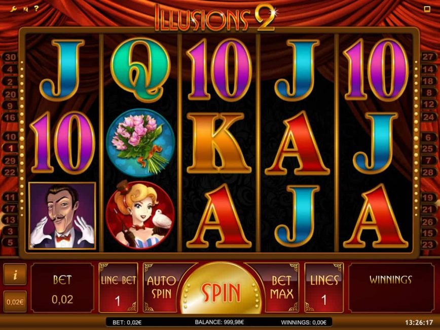 Casino slot machine Illusions 2