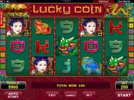 Online casino machine Lucky Coin no deposit