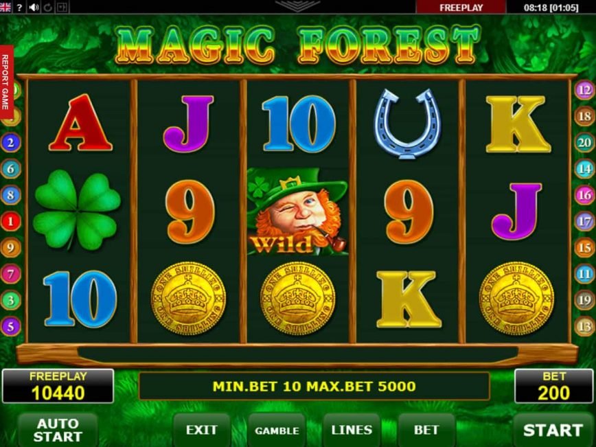 Online free casino game Magic Forest