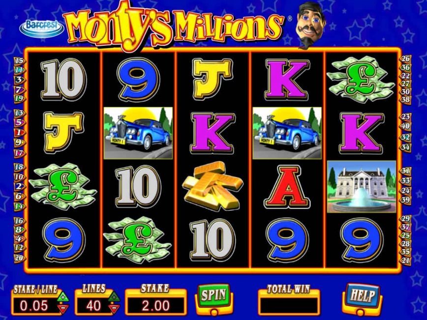 Montys Millions Slot Machine