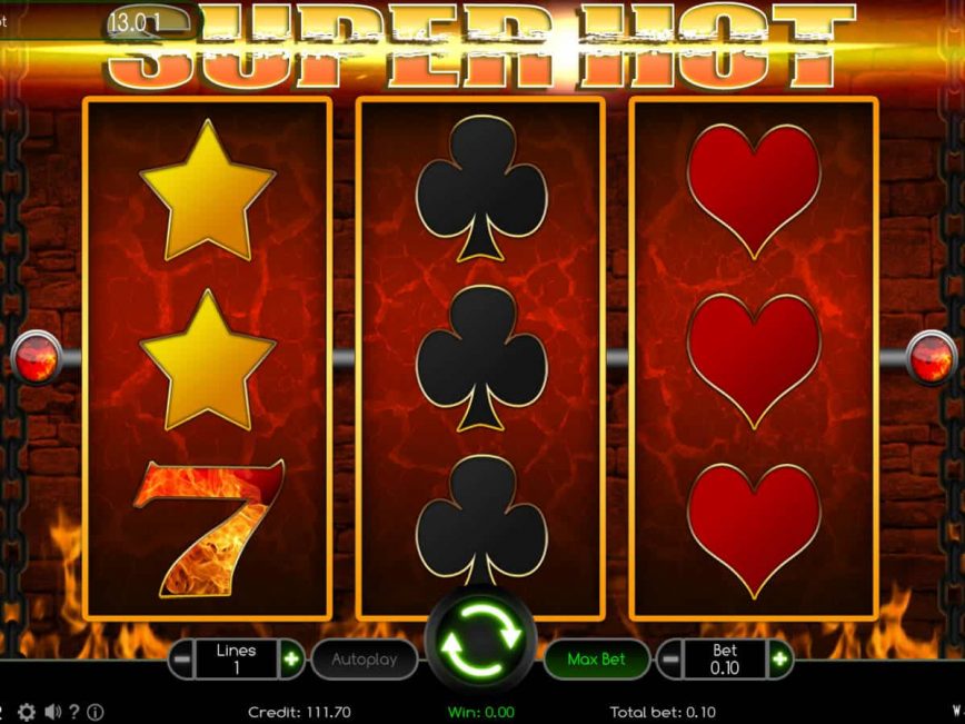 Free casino game Super Hot no deposit