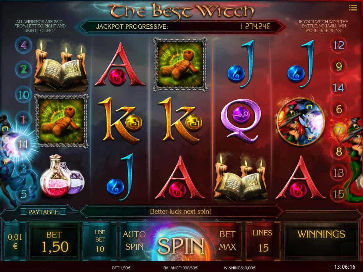 wild witch slot machine free