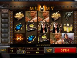Picture from casino game The Mummy