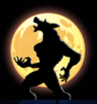 Scatter symbol from Werewolf Wild online slot 