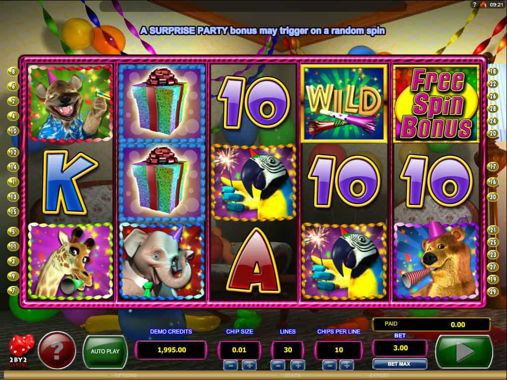 Wild Birthday Blast Slot Machine