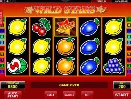 Play free slot machine Wild Stars